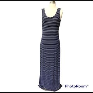 Nautical Ann Taylor maxi dress